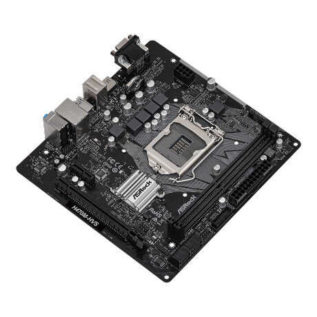 Asrock - Tarjeta Madre H470M-HVS - Socket 1200. DDR4 2933 Mhz. D-sub, Hdmi. 4 X SATA3. 10 X USB A. 001