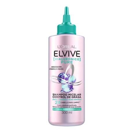 Shampoo Elvive Hialuronico Pure 300ml Micelar Control de Grasa Shampoo Elvive Hialuronico Pure 300ml Micelar Control de Grasa