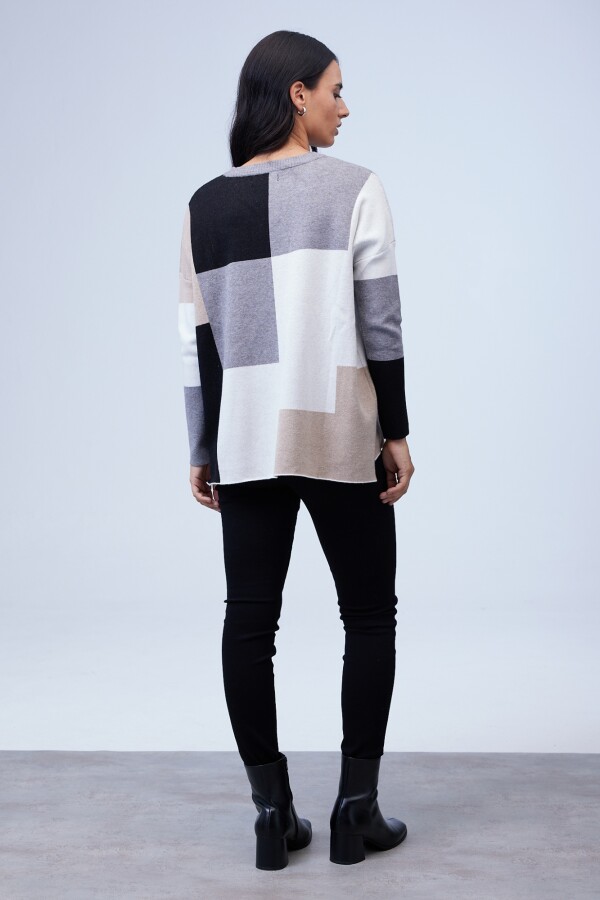 Buzo Colorblock GRIS/MULTI