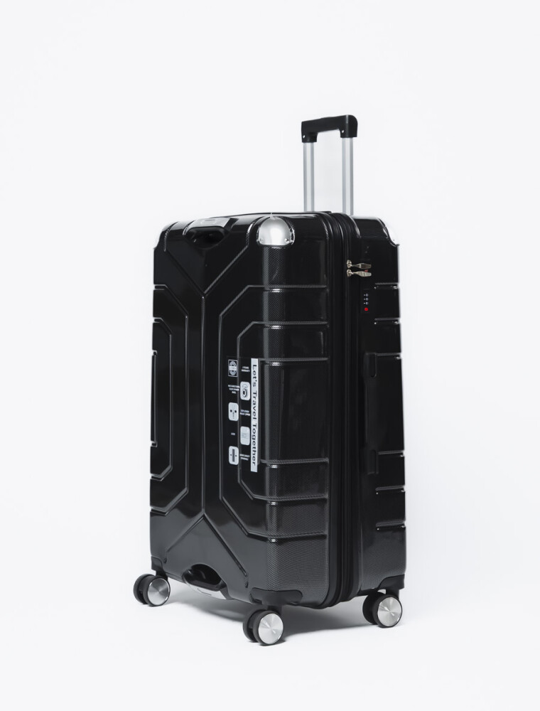 Valija Nomade Silver 28 pulgadas Negro