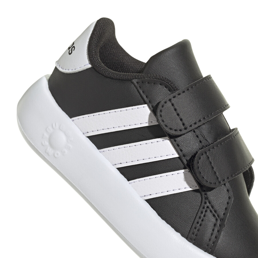 Championes de Niños Adidas Grand Court 2.0 Negro - Blanco