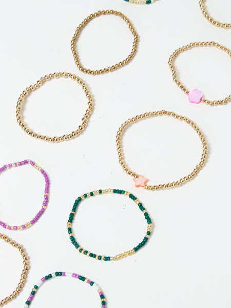 Set pulseras Colores