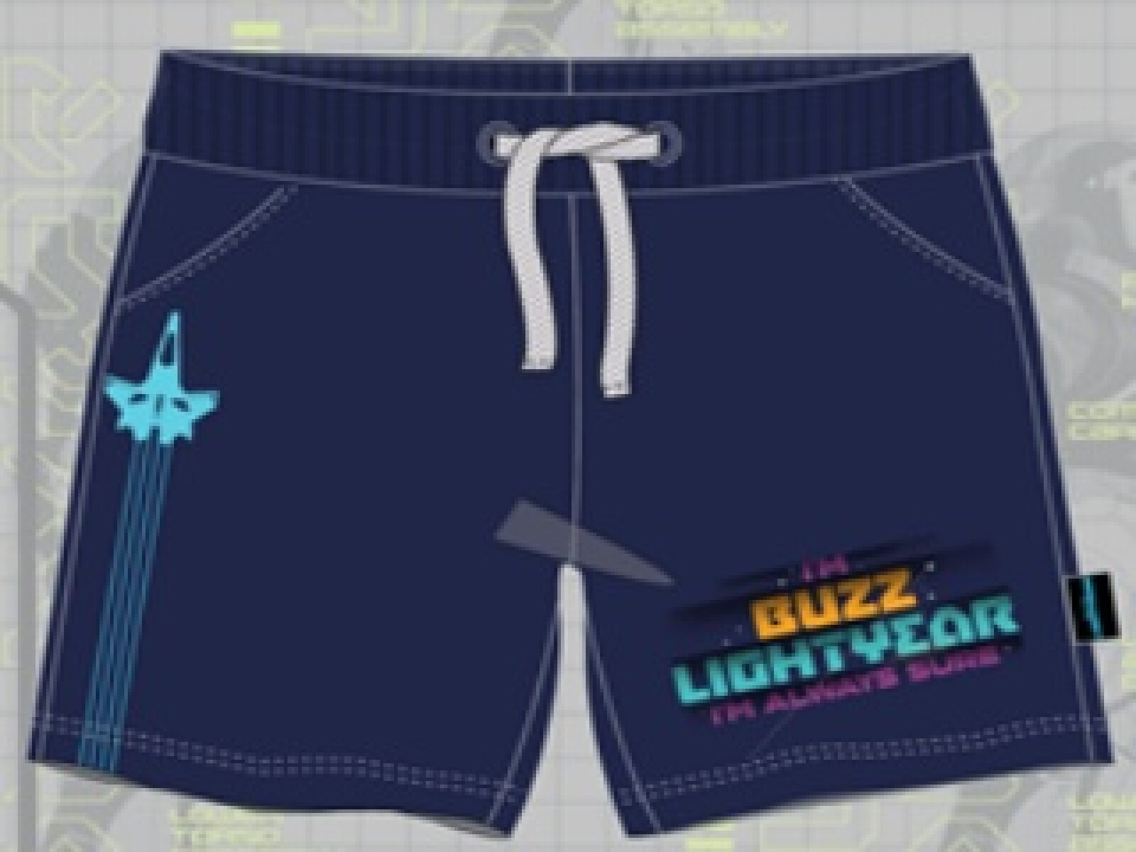 Short - Disney - Disney Pixarr Lightyear Short French Terry de Niños - LYIISS23006 - Marino 