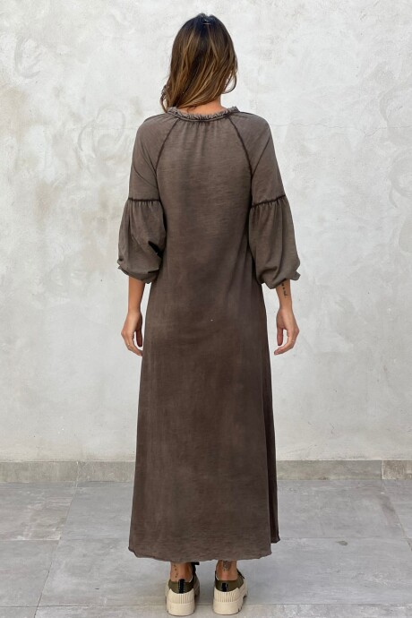 VESTIDO BODIL Marrón