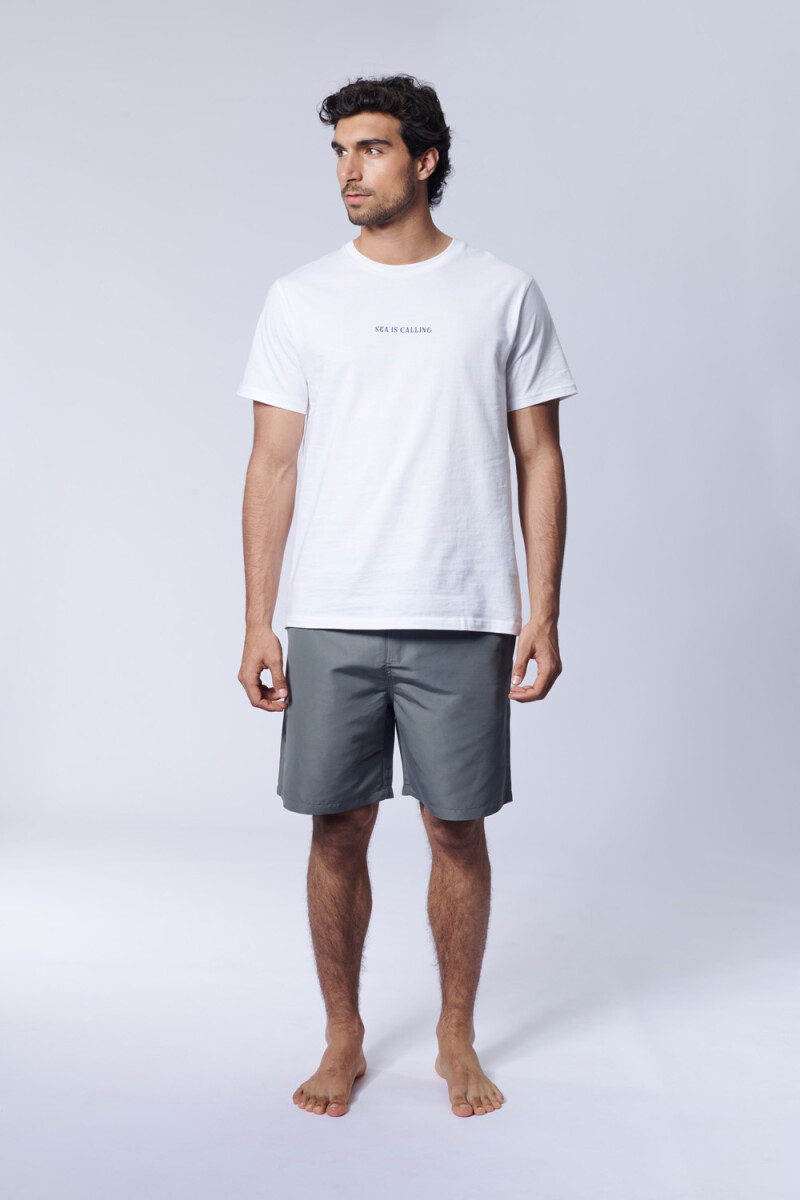Short de baño ajustable - Gris 
