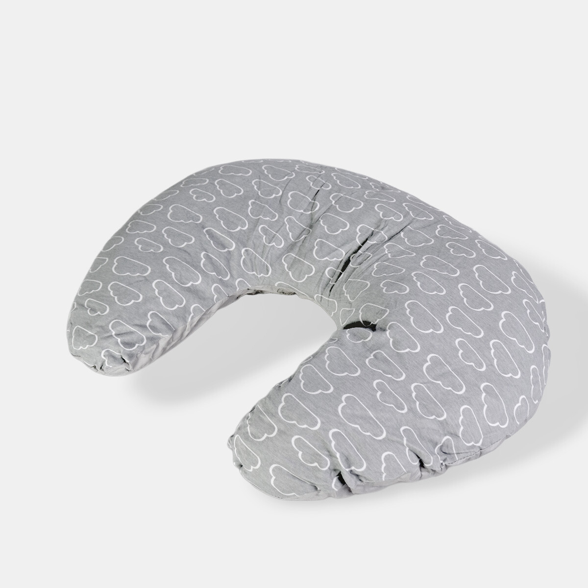 ALMOHADA GRIS C/DIS 52X40CM 