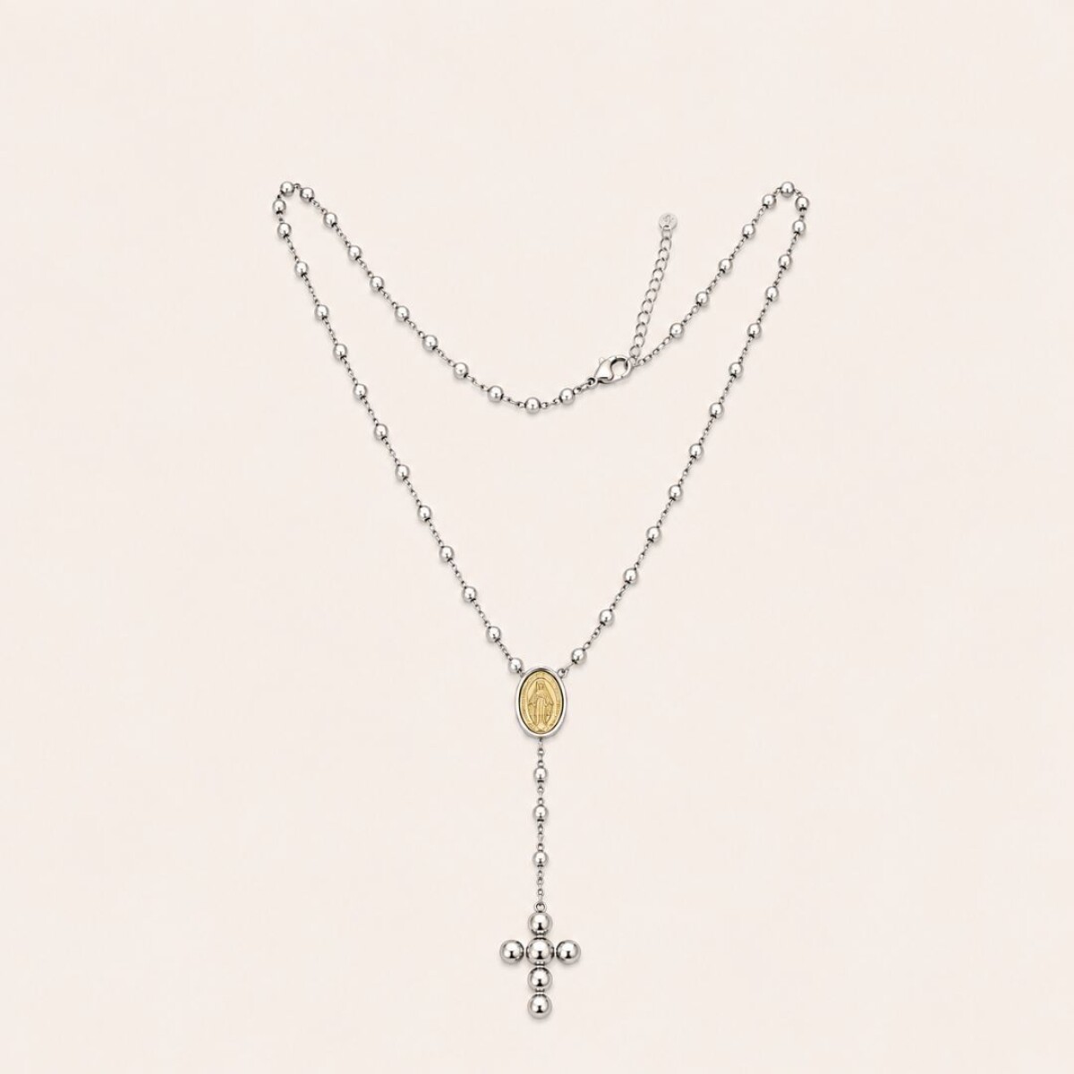 Rosario Virgen Milagrosa - Plata y Oro 