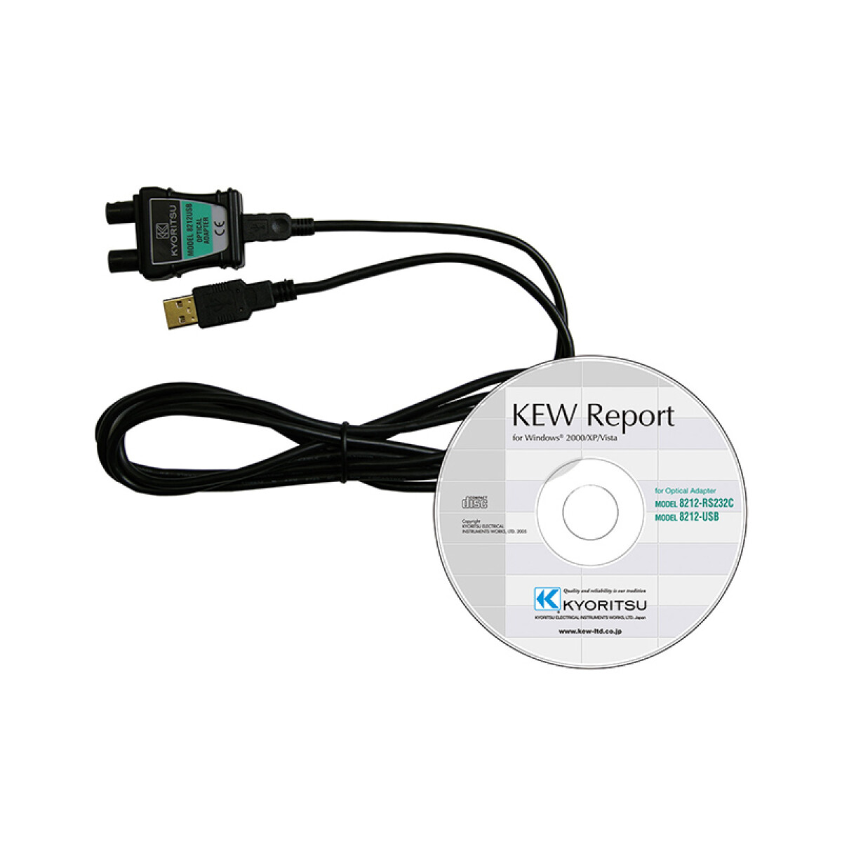 Adaptador óptico USB 1.1+Kew report software - KU1802 