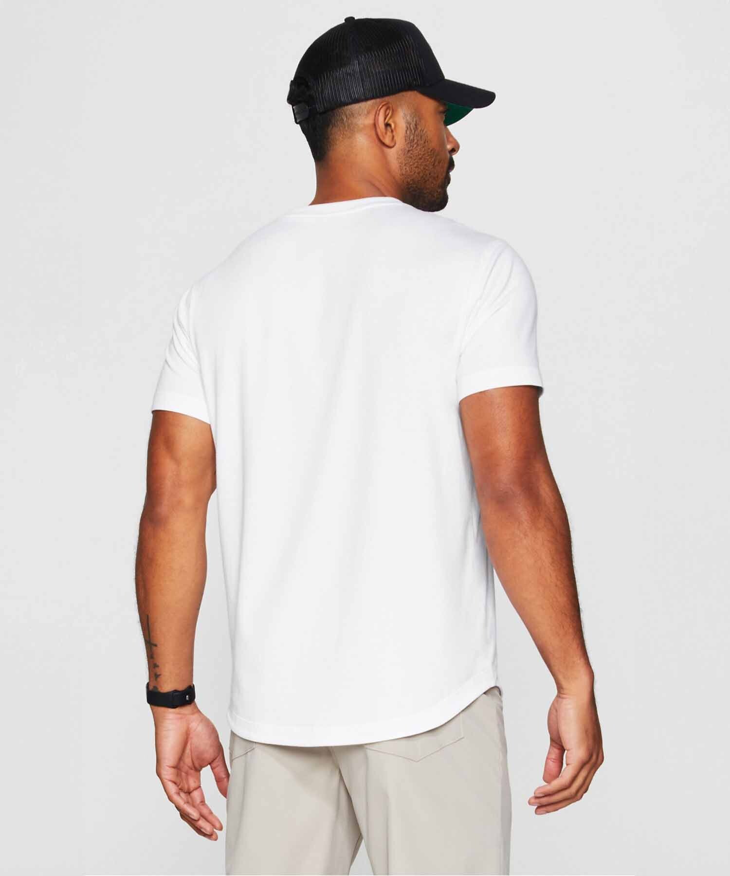 Polo Manga Corta The 24-7 Tee Curved Hem Hombre Classic White
