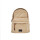 Mochila capitoneada Beige