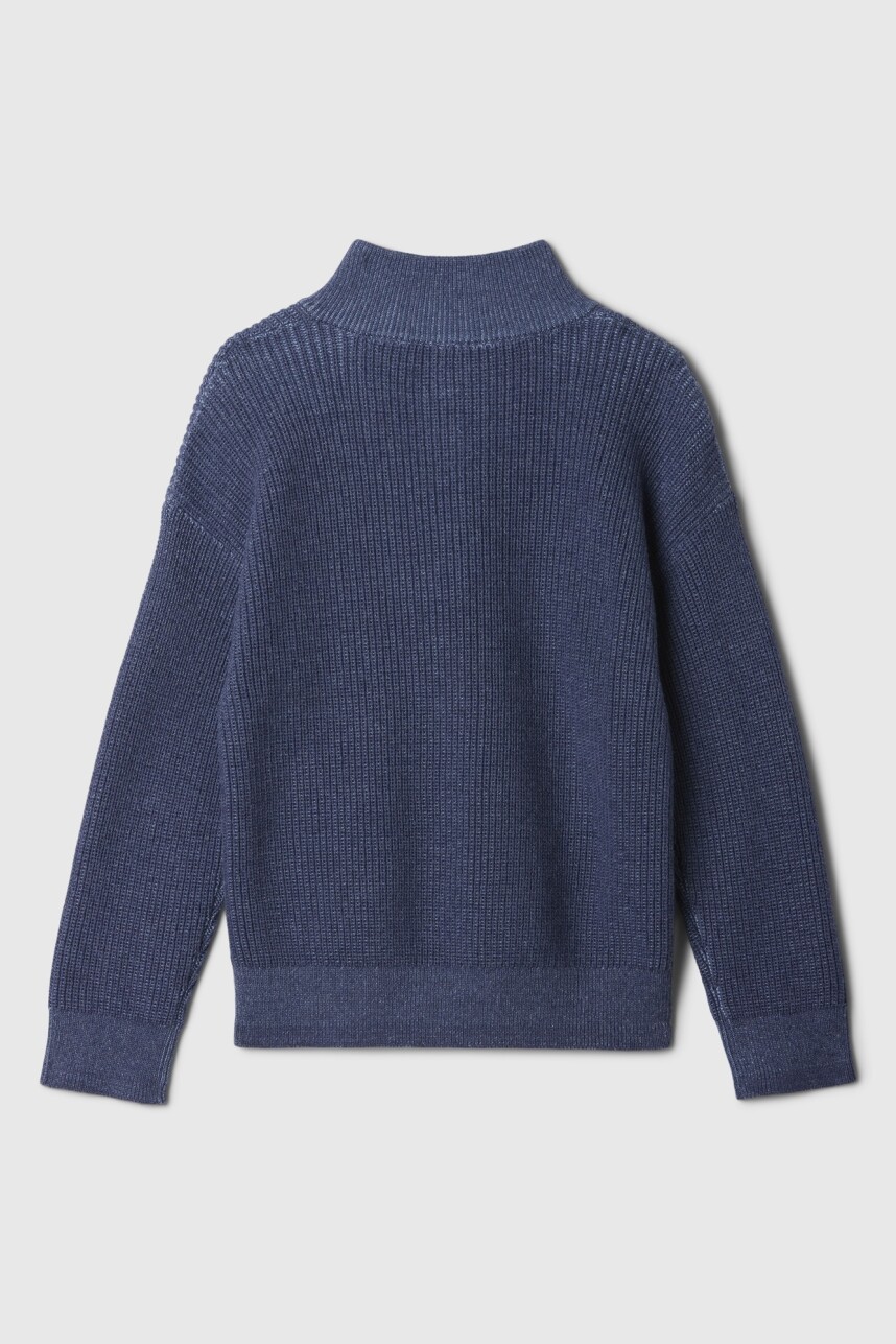Buzo Medio Cierre Toddler Niño Medium Indigo 1