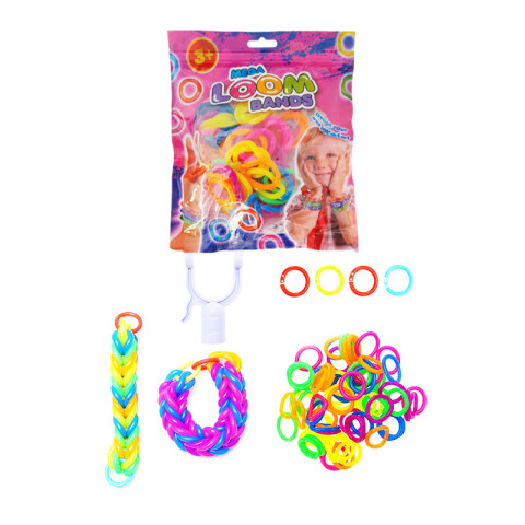 Gomita para hacer pulseras 72 gomitas+accesorios Gomita Para Hacer Pulseras 72 Gomitas+accesorios