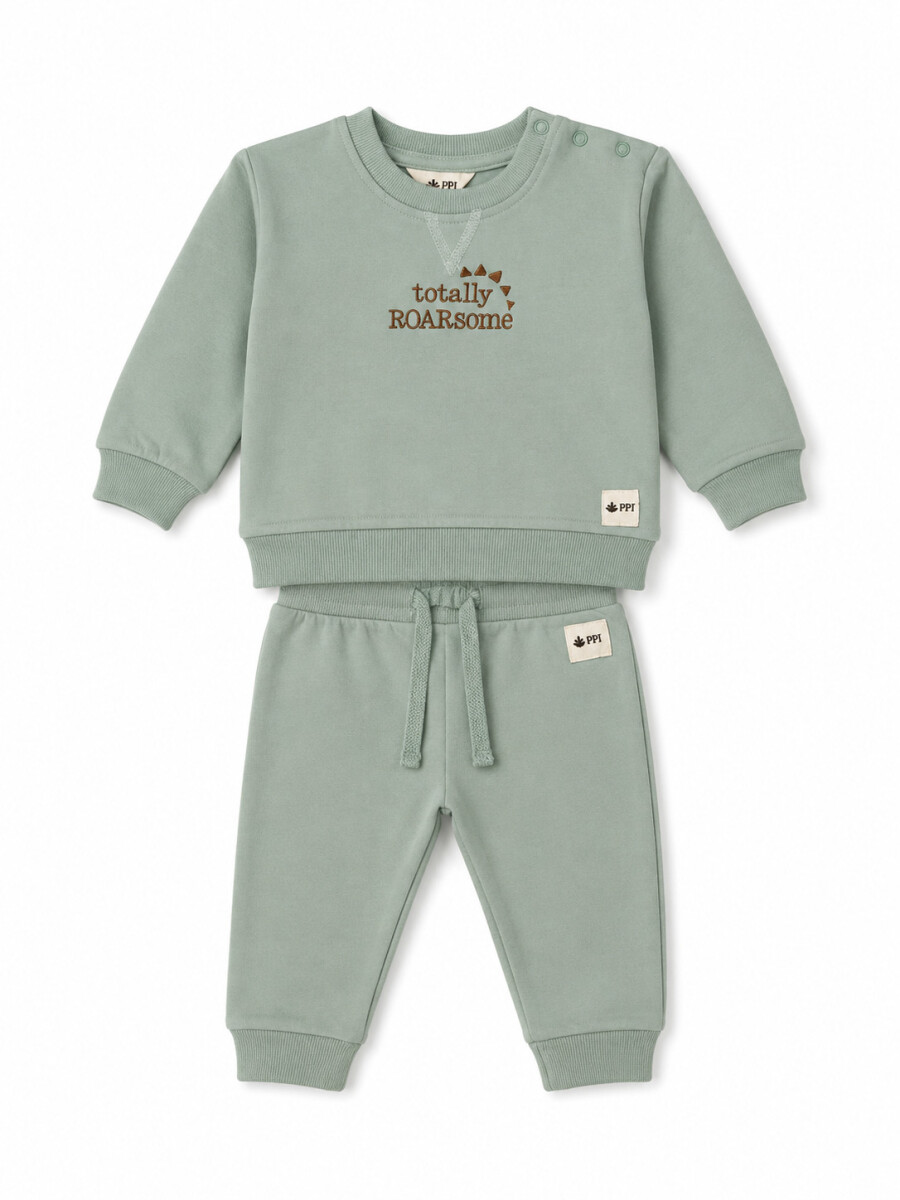 CONJUNTO EIR - VERDE GRISACEO 