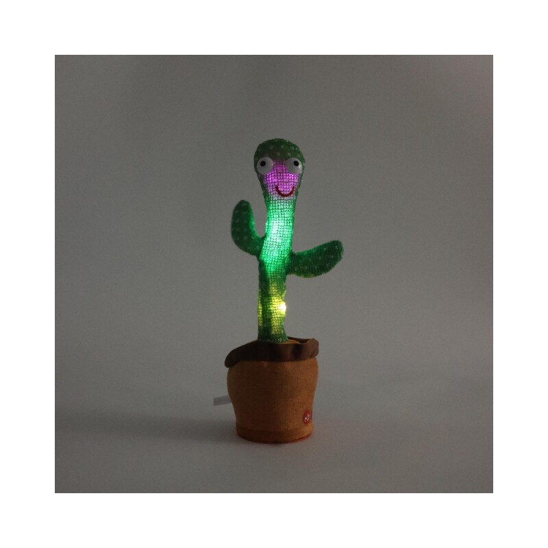 Juguete Cactus bailarin de peluche imita voz 35cm Juguete Cactus bailarin de peluche imita voz 35cm