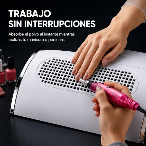 Aspiradora Polvo Uñas Extractor Colector Manicura Premium Aspiradora Polvo Uñas Extractor Colector Manicura Premium