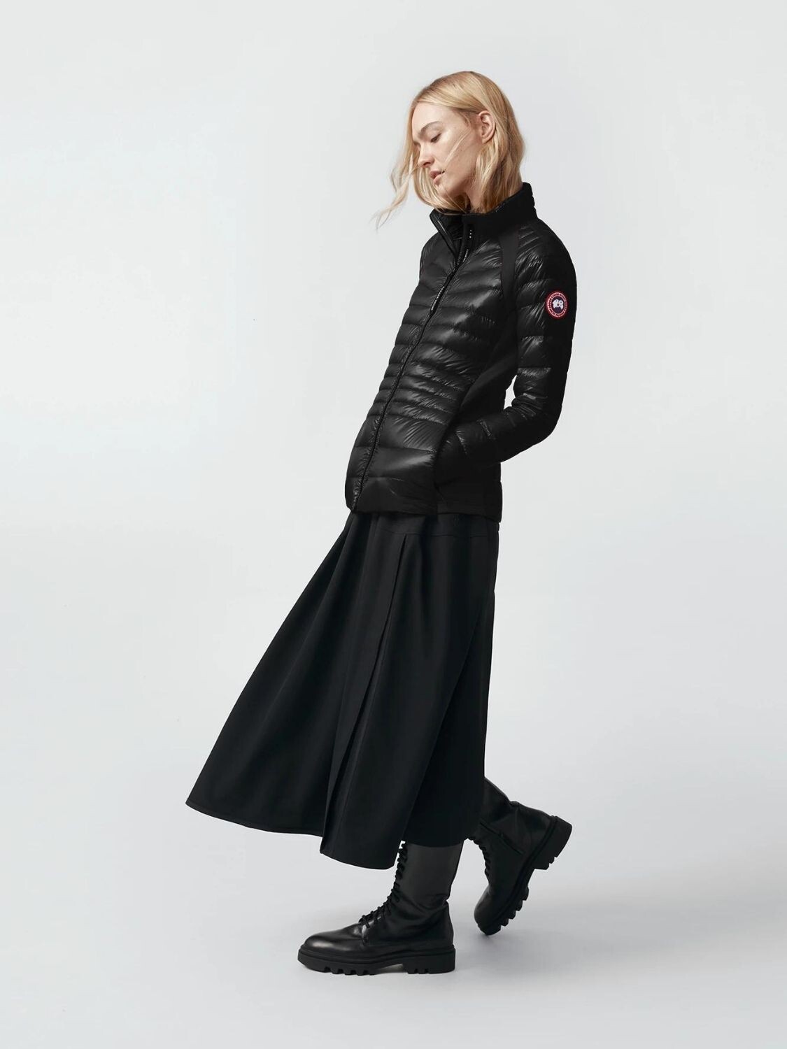 CANADA GOOSE - Campera Hybridge Lite Negro