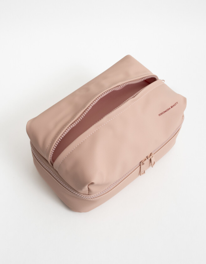 Porta Cosméticos Portacosméticos Con Manija - Rosa Viejo