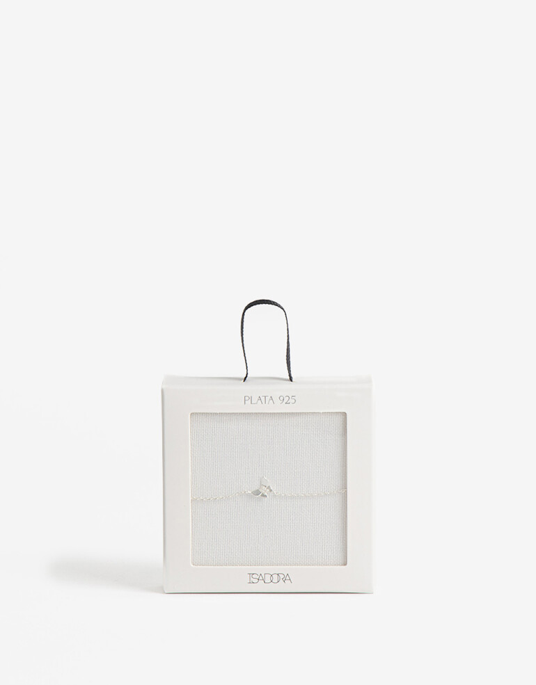 Pulseras Flexibles Strass Pulsera Plata 925 - Plateado