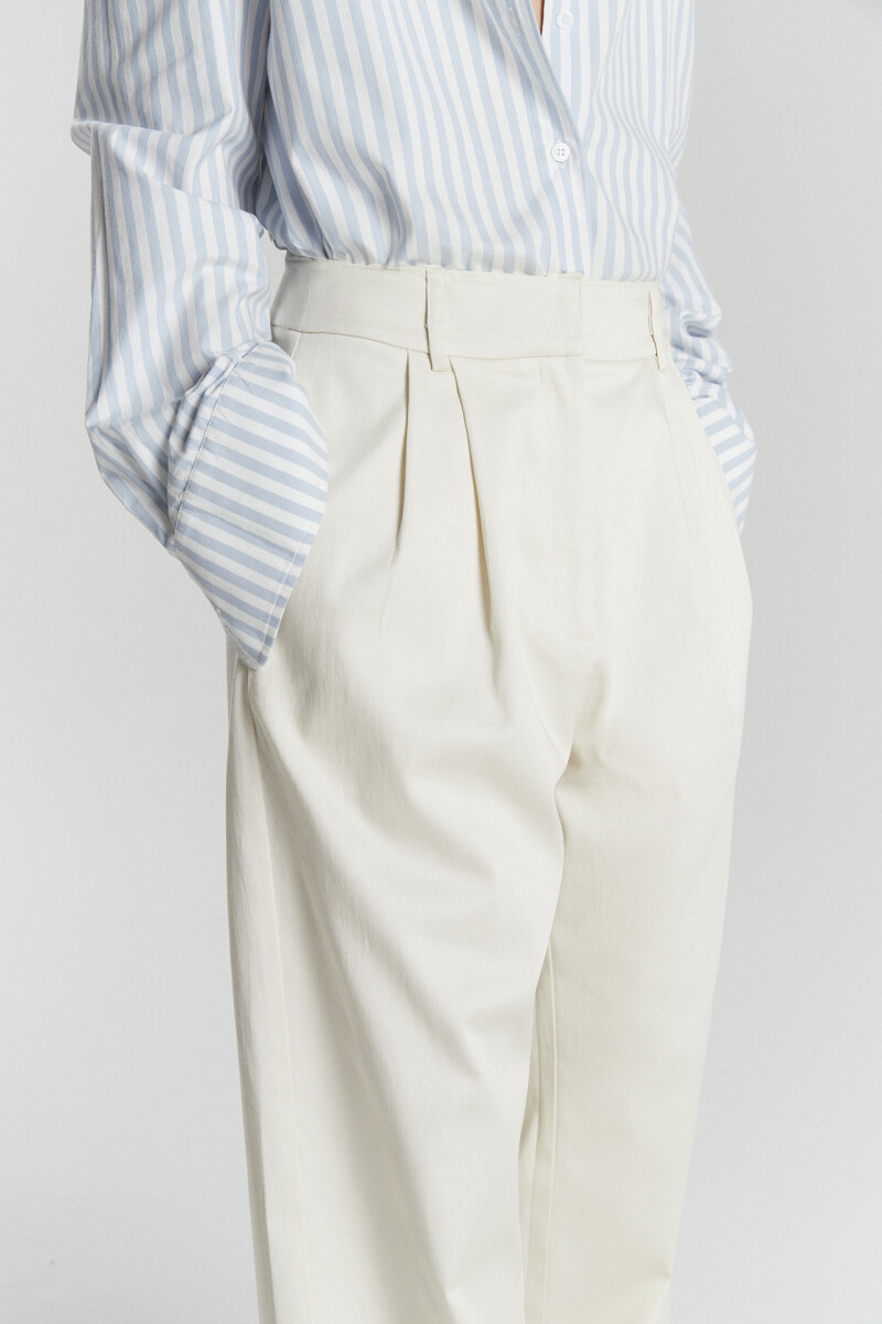 PANTALON ANCHO BAIKAL Crudo
