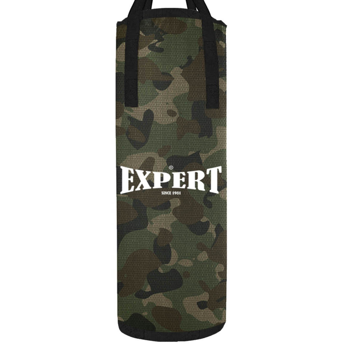 Bolsa de Boxeo Expert Completa C/ Relleno y Agarres - Camuflado 