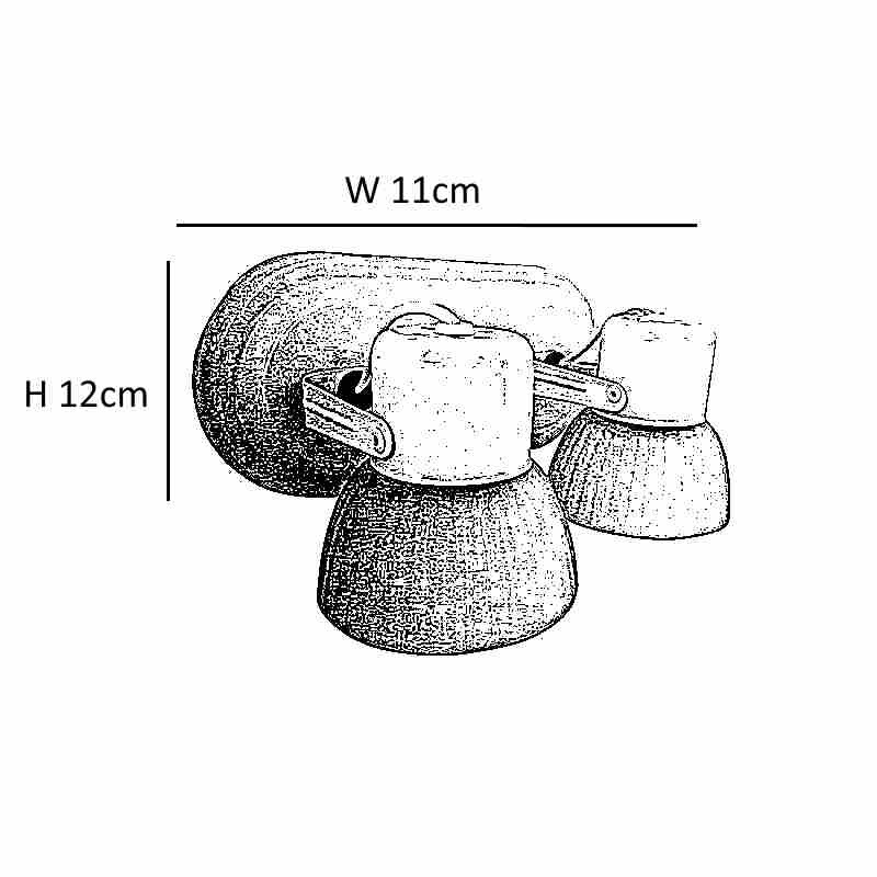 APLIQUE 2 LUCES BASE OVAL PLATA APLIQUE 2 LUCES BASE OVAL PLATA