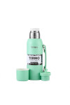 TERMO PREMIUM DE 1LT TERRANO CON MANIJA VERDE AGUA