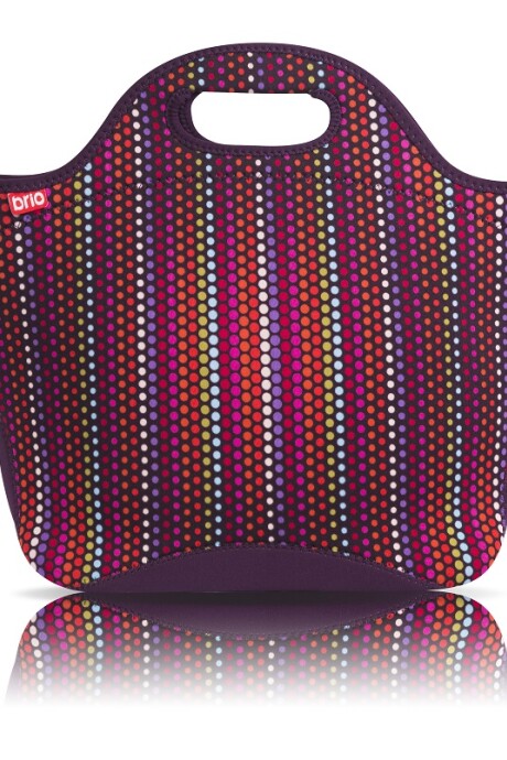 Bolsa de Compras Neopreno brio con cierre Micro Dot
