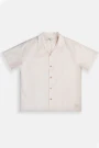 CAMP-COLLAR BOXY SHIRT Cream