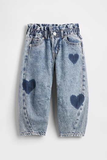 Jean Horseshoe Toddler Niña Medium Wash