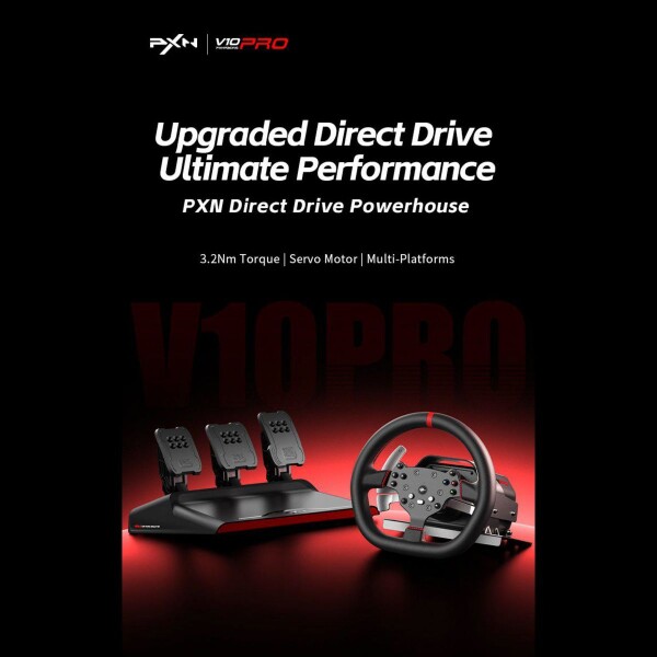 Volante Gamer Pxn V10 Pro Pc Ps4 Xbox One X S VOLANTE PXN V10 PRO PC/PS4/XBOX ONE X/S