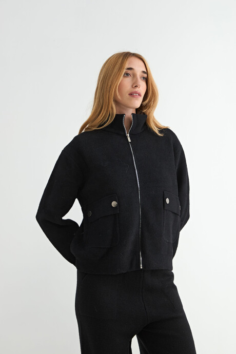 ABRIGO GENTIANA C/CIERRE NEGRO