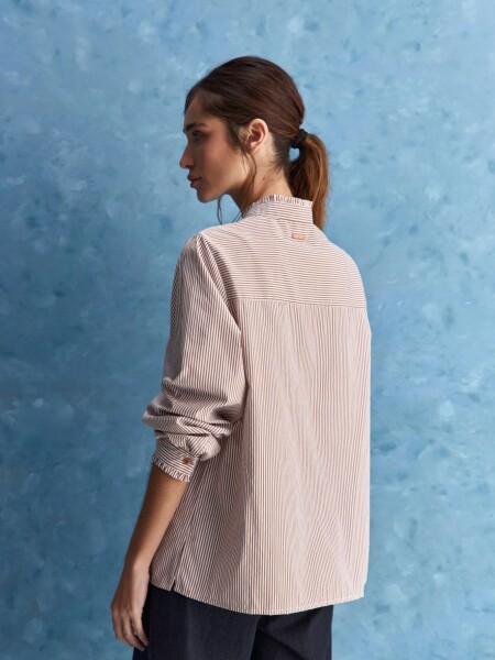 CAMISA ALLIE DELFI CHOCOLATE