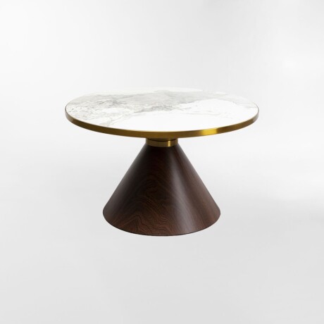 MESA DE CENTRO CONO CERAMIC Blanco - Medium