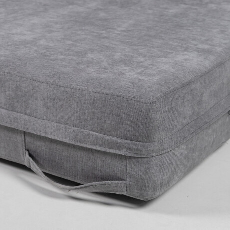 Sofá Cama Nizza - Tela Microfibra 9250 (Grafito)