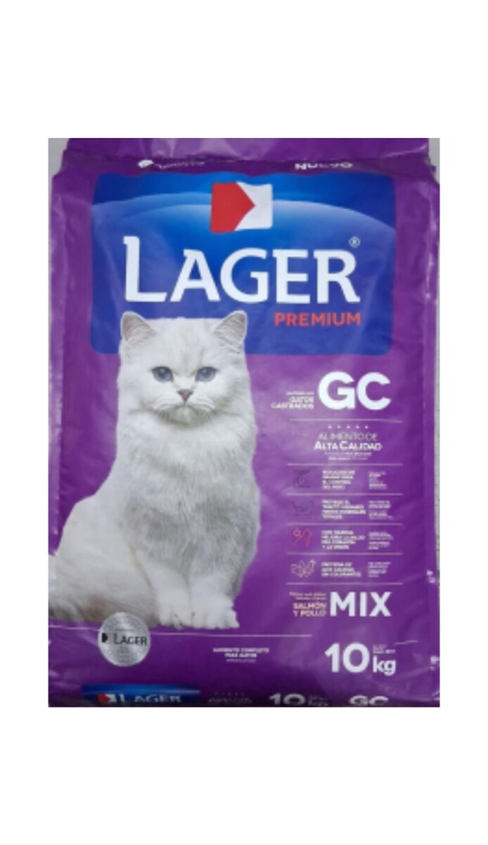 ALIMENTO PARA GATO LAGER CASTRADO 10KGS 