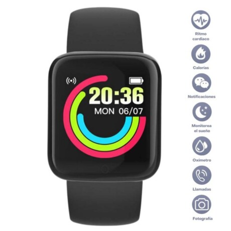 Smartwatch Y68 Negro V01