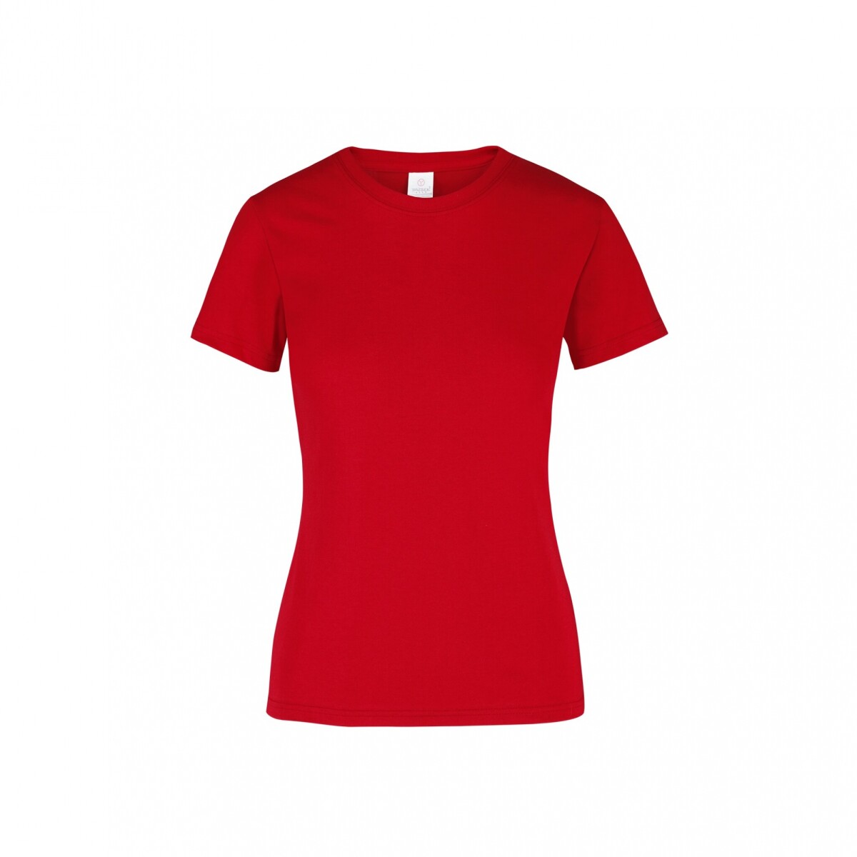 Camiseta a la base dama - Rojo 