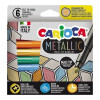Marcadores Gruesos Carioca Metallic x6 Marcadores Gruesos Carioca Metallic x6