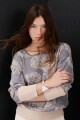 SWEATER FLOR BLINK PLATA