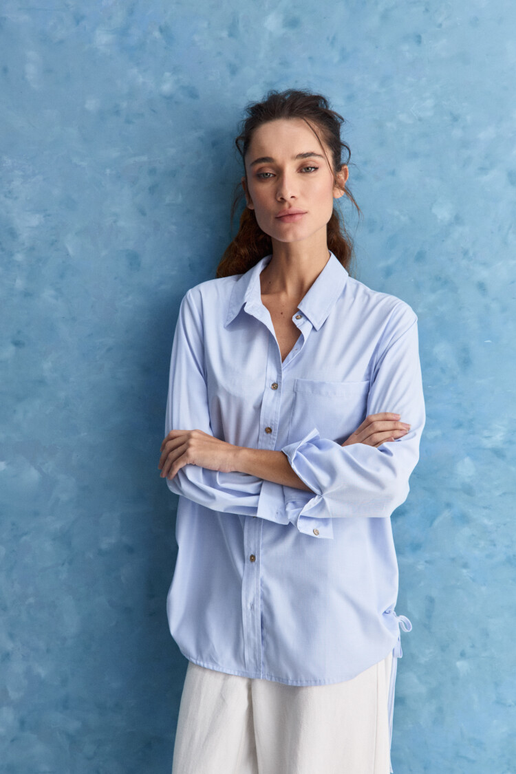 CAMISA BALU Celeste