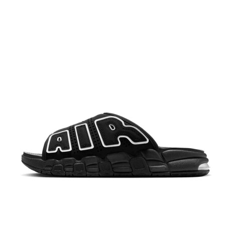 Sandalias Air More Uptempo Slide C/O De Hombre Negro