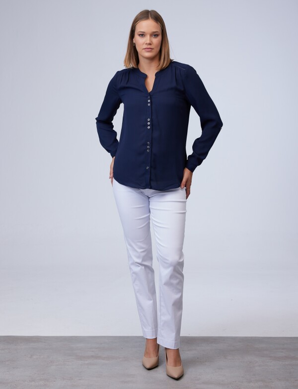 Blusa Botones MARINO