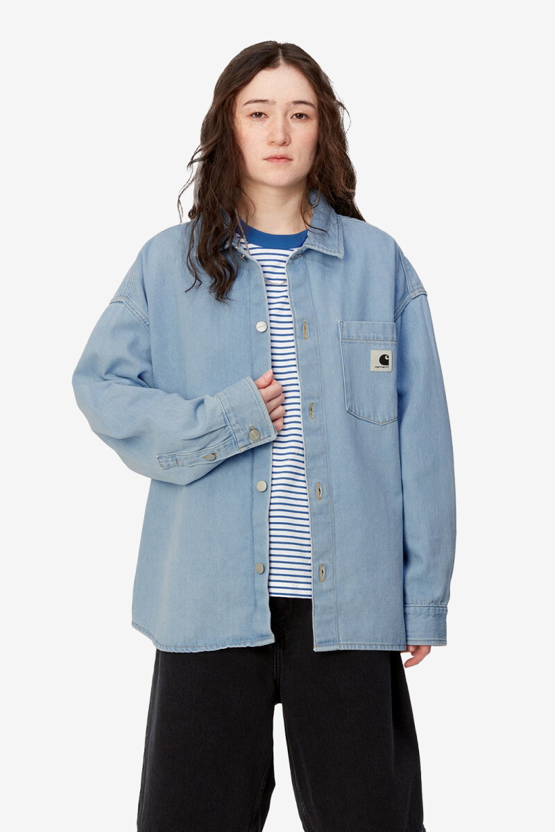 CAMISA DENIM Celeste