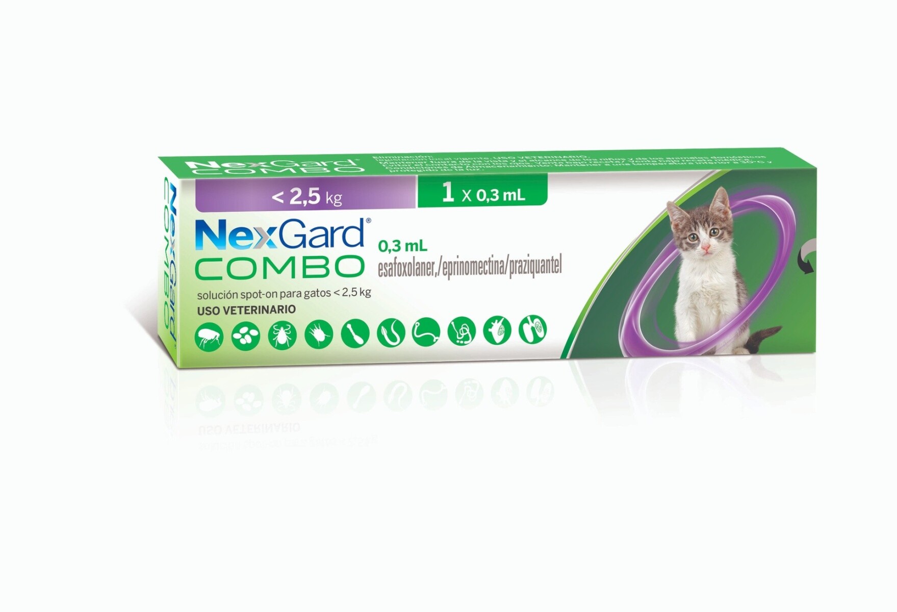 NEXGARD COMBO CAT 0,8-2,5 KG 