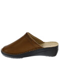 Zuecos de Mujer Lombardino Casual Marrón Whisky
