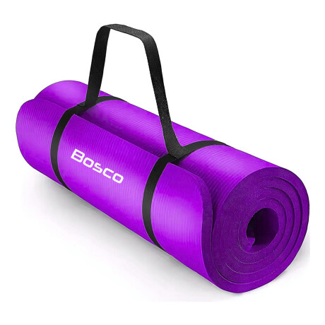 Colchoneta Yogamat 10mm Pilates Bosco Gym Multifuncional Violeta