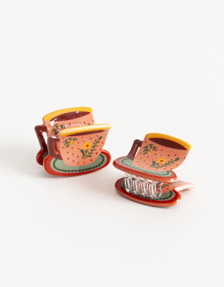 Broches Sets Acrilico Set De Mini Broches De Taza - Combinacion Multicolor