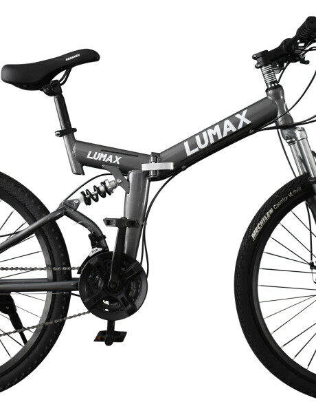 Bicicleta de montaña plegable rodado 26 Lumax Gris