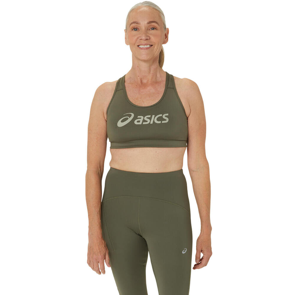 Asics Padded Bra - Mujer Mantle Green/olive Grey