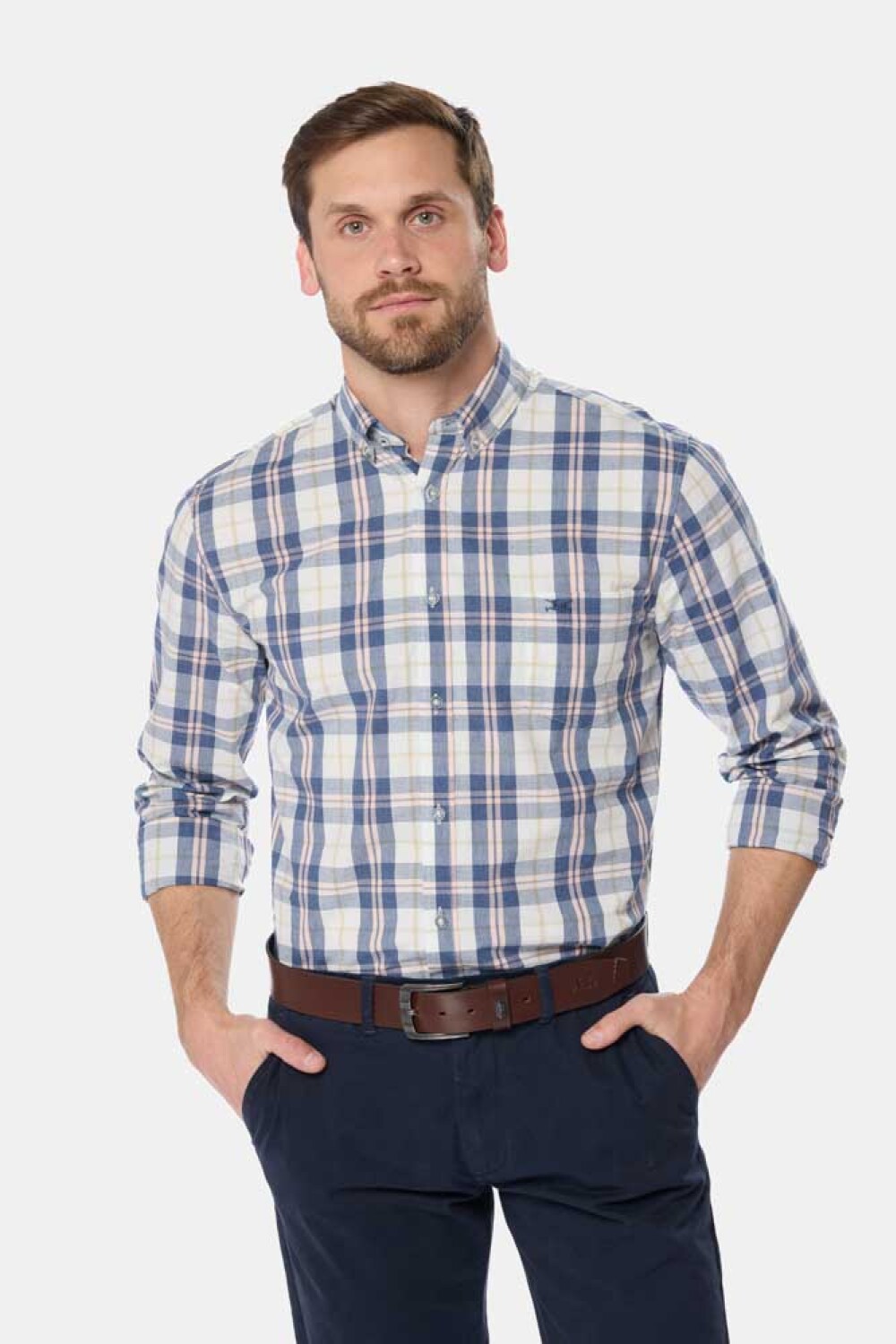 CAMISA A CUADROS Rosado
